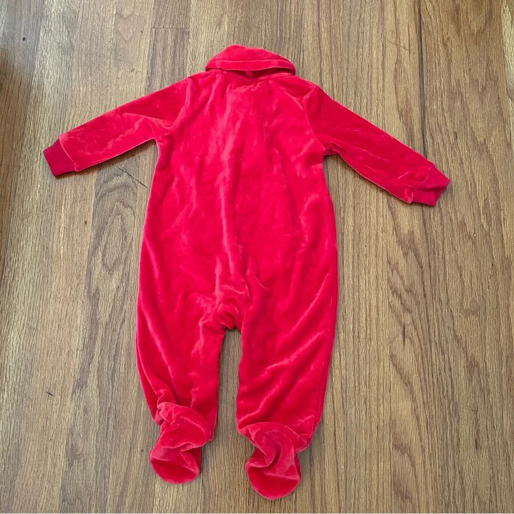 Ralph Lauren Velour One Piece with Shawl Collar Coverall